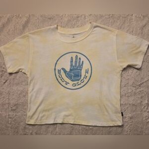 Body Glove Women's Yellow Boxy Crop Tee